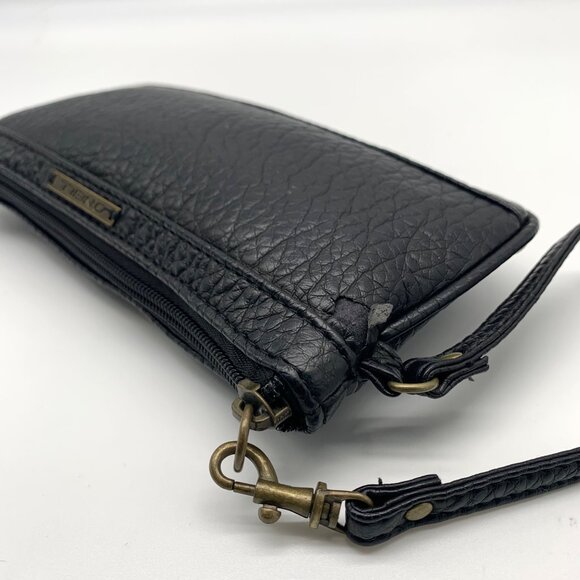 O'neill Black Faux Leather Convertible Wristlet - Picture 7 of 11